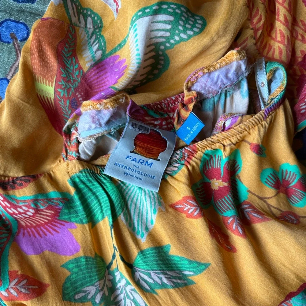 FARM Rio Tangerine Orange Single-Shoulder Printed Maxi Dress - Picture 5 of 11